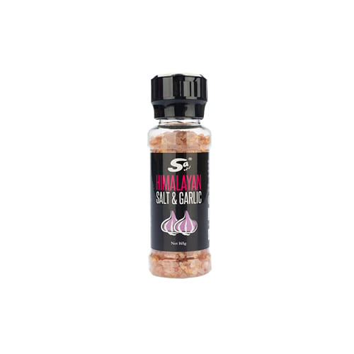 SA Himalayan Pink Salt with Garlic Grinder 165g