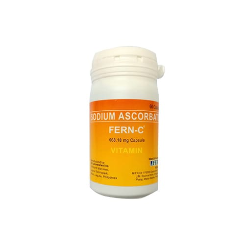 Fern-C Sodium Ascorbate Vitamin C 60 capsules