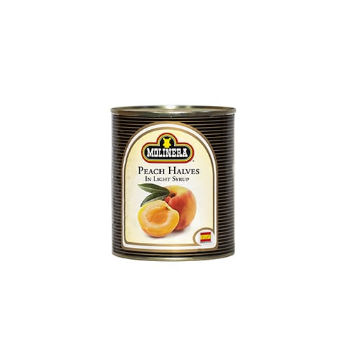 Molinera Peach Halves in Light Syrup 840g