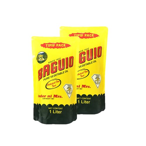 Baguio Pure Coconut Oil Pouch 1L x 2