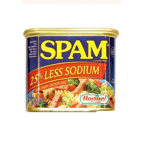 Spam Luncheon Meat Less Sodium 340g