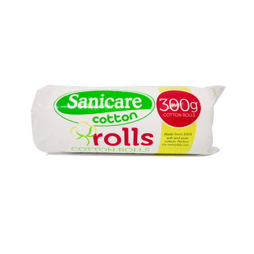 Sanicare Cotton Rolls 300g