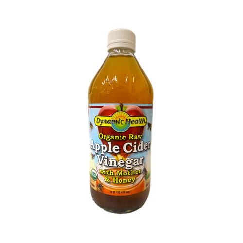 Dynamic Health Apple Cider Vinegar with Mother And Honey 16oz