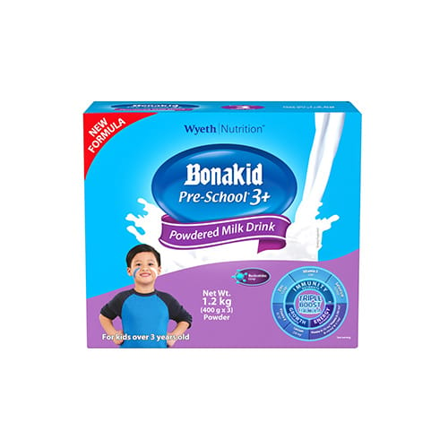 Bonakid Pre-School 3+ Powedered Milk Drink 1.2kg