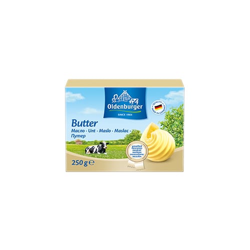Oldenburger Butter Unsalted 250g