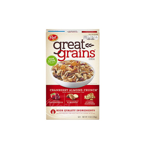 Post Great Grains Breakfast Cereal Cranberry Almond Crunch 14oz