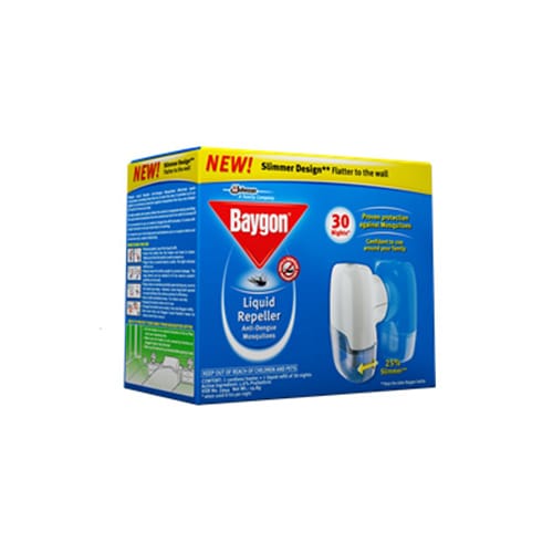 Baygon-Liquid Repeller Anti Dengue Starter Pack 30s