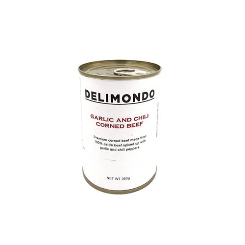 Delimondo Corned Beef Chili & Garlic 380g