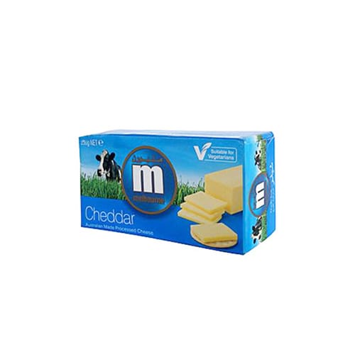 Melbourne Cheddar Processed Cheese 250g