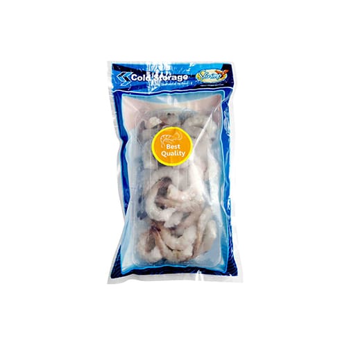 Cold Storage White Shrimp Tail On Small 500g