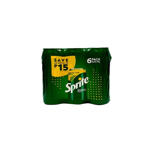 Sprite Lemon-Lime 325ml X 6 Save P15