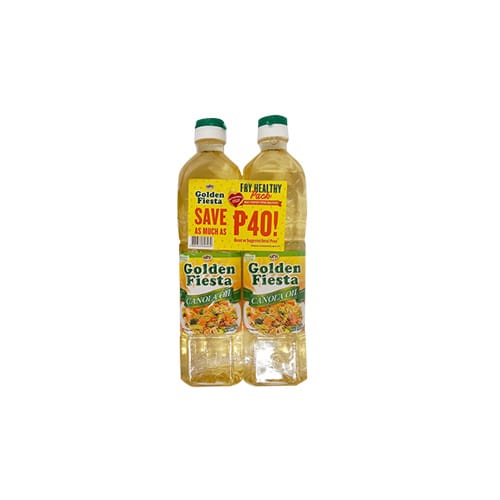 Golden Fiesta Canola Oil 1L X 2 Save As Much As P40