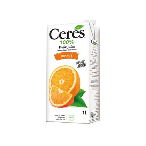 Ceres Orange Fruit Juice Tetra 1L