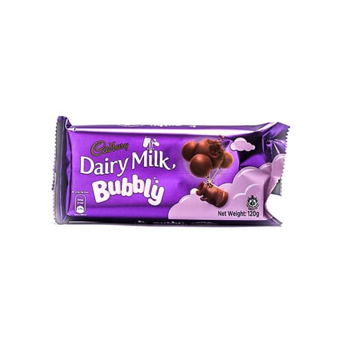 Cadbury Dairy Milk Bubbly 120g