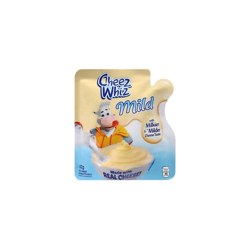 Cheez Whiz Mild SUP (Stand Up Pouch) Cheese 62g