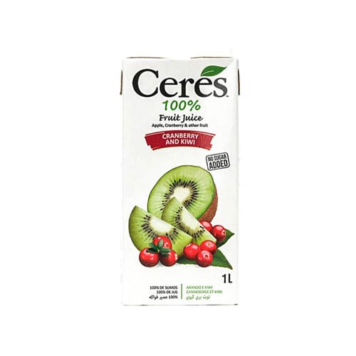 Ceres Cranberry & Kiwi Fruit Juice 1L