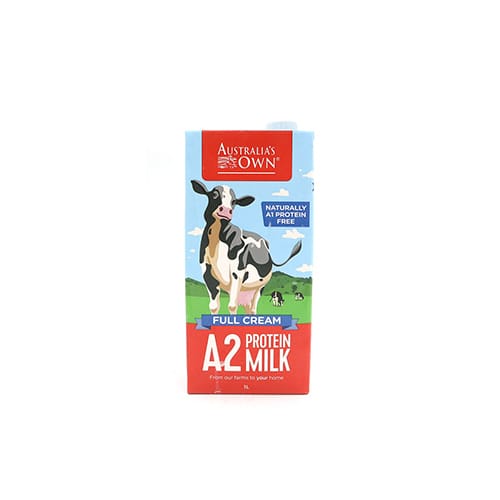 Australia's Own Full Cream A2 Protein Milk 1L