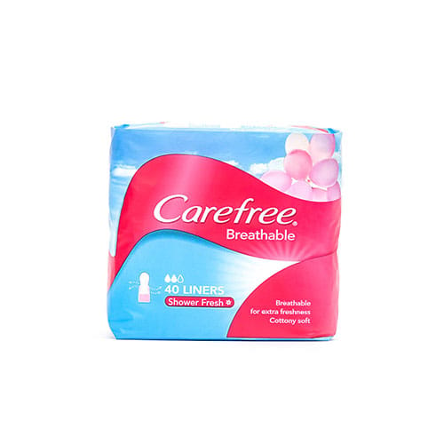 Carefree Breathable Panty Liner 40s