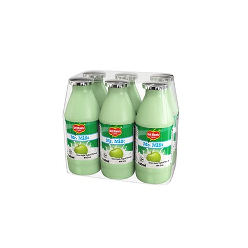 Del Monte Mr. Milk Green Apple Yoghurt Milk Drink 100ml 6s
