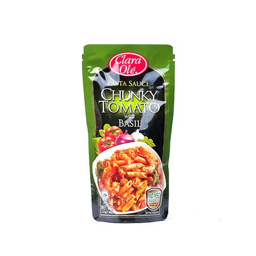 Clara Ole Chunk Tomato Pasta Sauce with Basil 225g