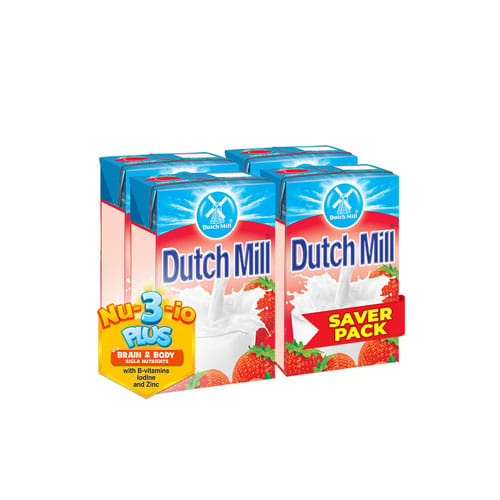 Dutch Mill Strawberry Savers Pack 90ml x 4