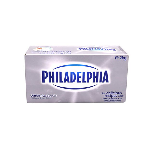 Philadelphia Original Block Cream Cheese 60% Less Fat 2kg