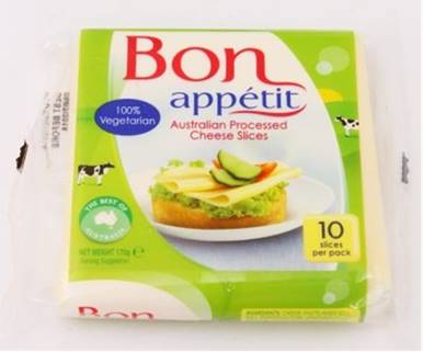 Bon Appetit Processed Cheese Slices 10 slices 170g