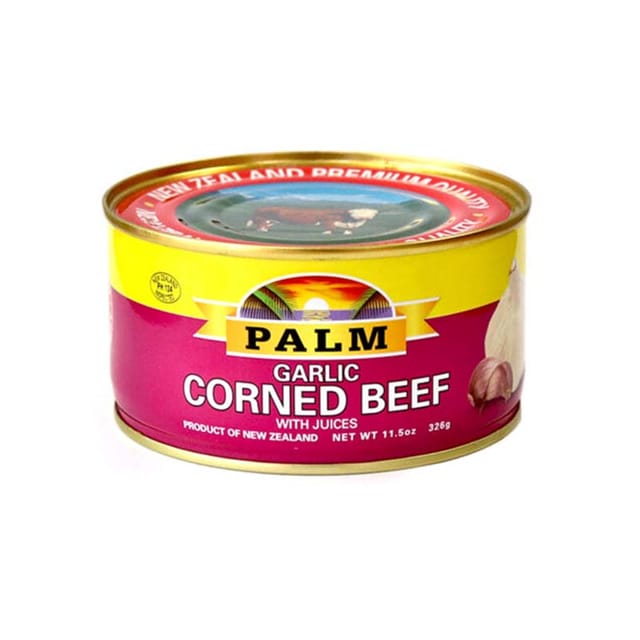 Palm Corned Beef Garlic 326g