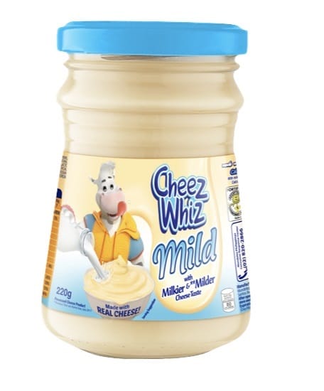 Cheez Whiz Mild Jar Cheese 210g