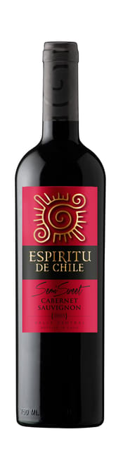 Espiritu De Chile Semi Sweet Cabernet Sauvignon 750ml