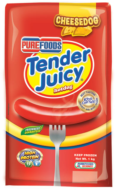 Purefoods Tender Juicy Cheesedog 1kg