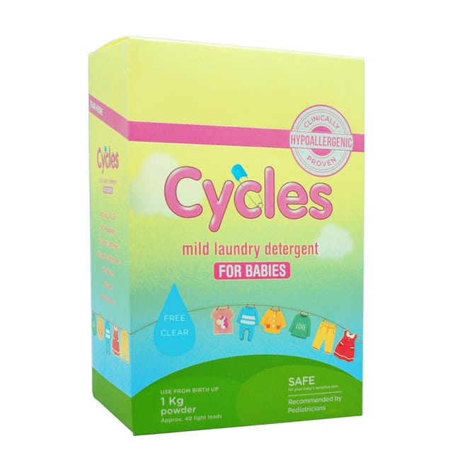 Cycles Mild Laundry Detergent for Babies 1kg