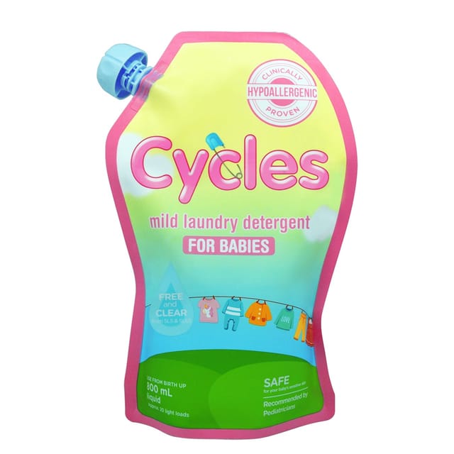 Cycles Mild Liquid Detergent for Babies 800ml
