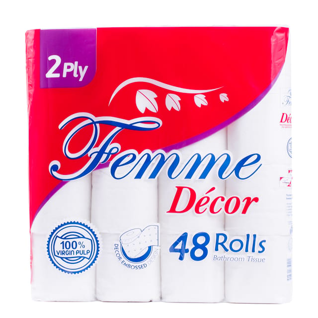 Femme Bathroom Tissue 2ply 300sheets 48rolls