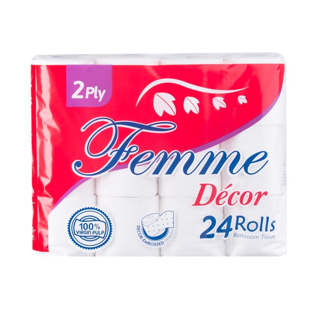Femme Bathroom Tissue 2ply 300sheets 24rolls