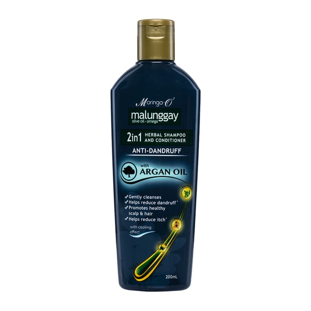 Moringa Anti Dandruff 2 in 1 Herbal Shampoo & Conditioner 200ml