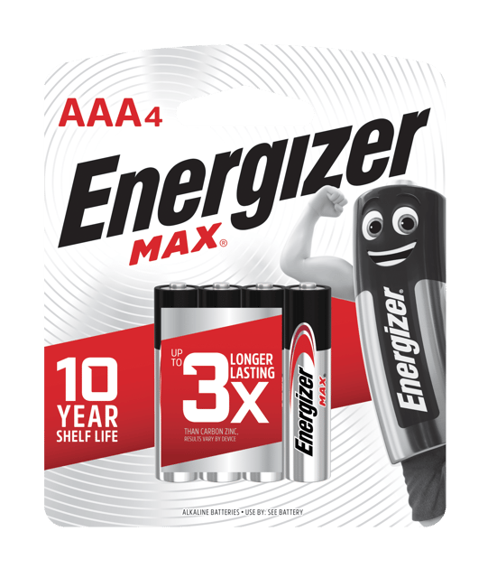 Energizer Max Plus Aaa By 4s
