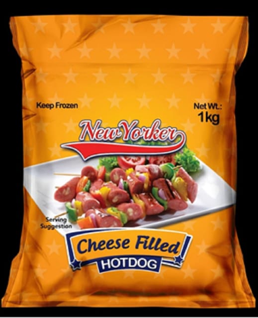 Virginia New Yorker Cheese Filled Hotdog Jumbo 1kg