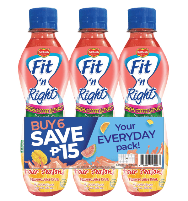 Fit N Right Four Season 330ml Buy 6 Save P15