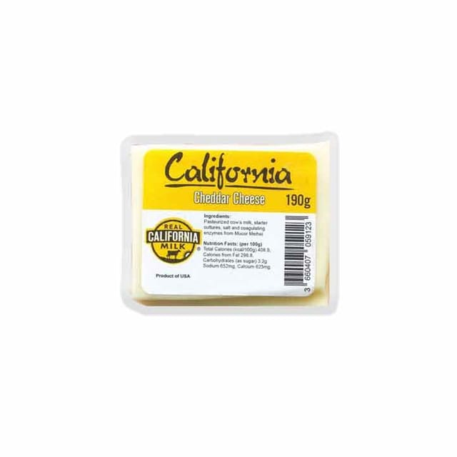 California Cheddar Cheese Portion 190g