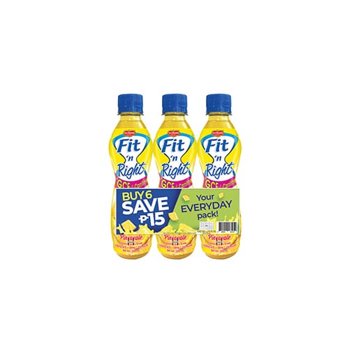 Fit N Right Pineapple 330ml Buy 6 Save P15