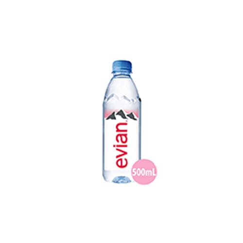 Evian Natural Mineral Water 500ml