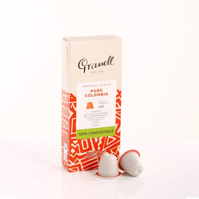 Granell Compostable Capsules Puro Colombia 10g