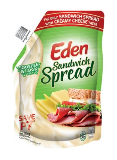 Eden Sandwich Spread with Creamy Cheese Stand up Pouch 220ml