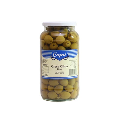 Capri Green Olives Pitted 935g
