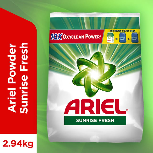 Ariel Sunrise Fresh Laundry Powder Detergent 2.94kg