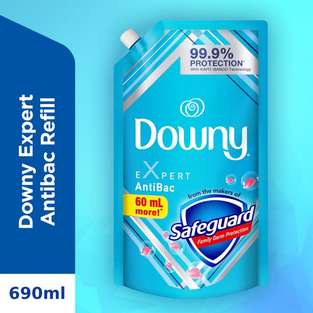 Downy Antibac Liquid Laundry Fabric Conditioner 690ml Refill