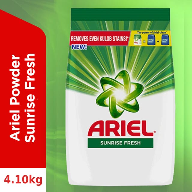 Ariel Sunrise Fresh Laundry Powder Detergent 4.10kg
