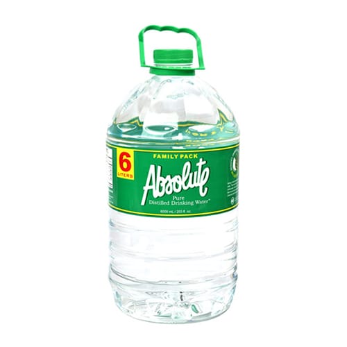 Absolute Distilled Water 6L  P4 Off