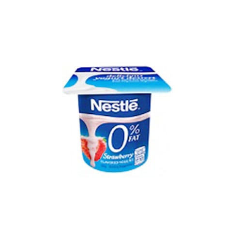 Nestle 0% Fat Strawberry Yogurt 125g